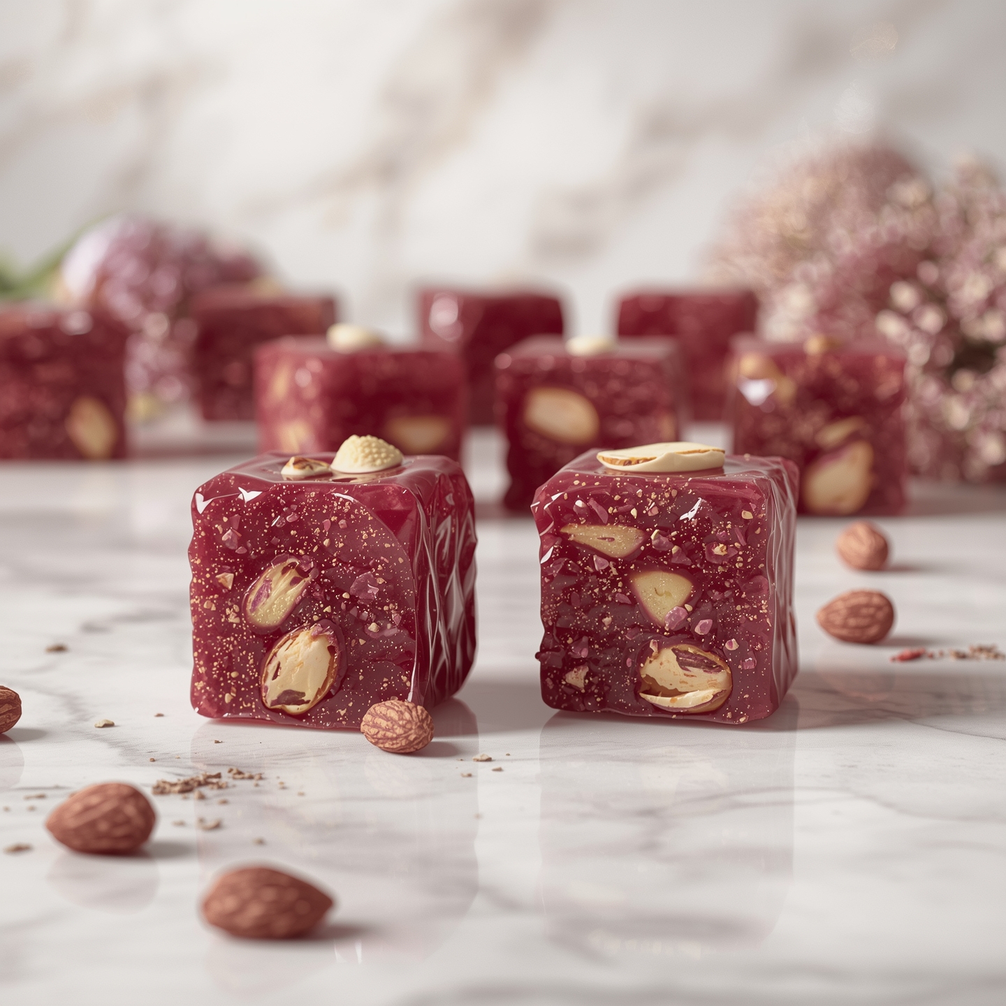 rose nougat