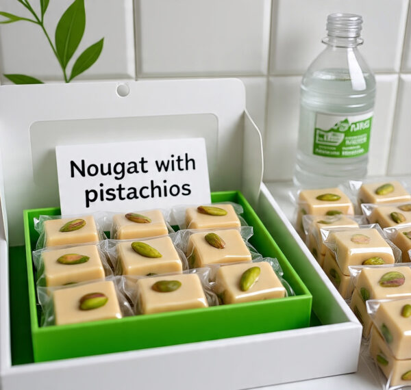 nougat with pistachios